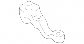 Lexus LX 98-07 rear differential bracket, internal