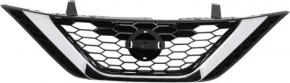 Radiator grill with badge Nissan Sentra 16-19 rest, sand