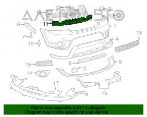 Dodge Journey 11- SXT Front Bumper Absorber SXT