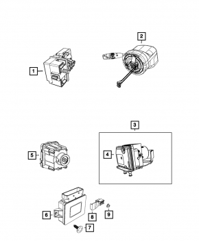 ABS ABS assembly Jeep Cherokee KL 19-20