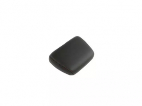 Rear left headrest, 2nd row, Jeep Grand Cherokee WK2 17-22, black leather with red stitching