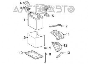 Battery Bracket Toyota Rav4 06-12