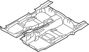 Floor covering Infiniti Q50 14-17 gray