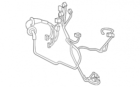 Wiring front left door Lexus ES300h ES350 13-18 keyless