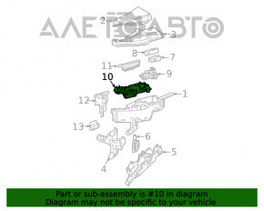 Fuse box underhood left Toyota Highlander 20-