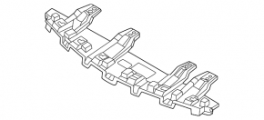 Front bumper bracket, central upper, Genesis GV60 23-25