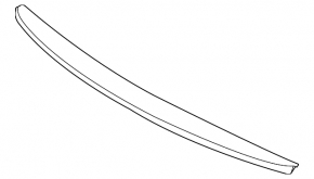 Hyundai Sonata 15-17 trunk lid spoiler broken mount, missing 1 mount