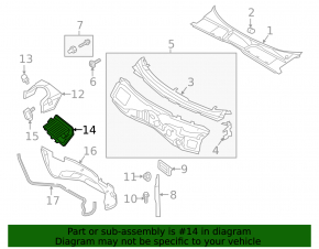 Air intake heater Audi A4 B9 17-25