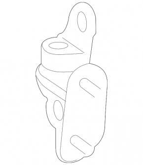 Upper rear right door hinge Mercedes GLC 16-22