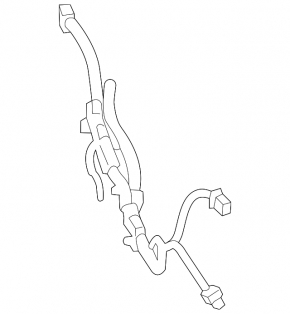 Right front bumper parking sensor wiring for Mazda 6 18-21