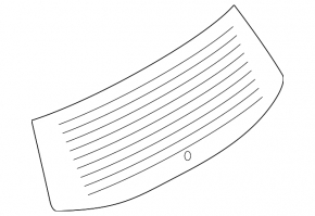 Rear glass of the trunk door Ford Ecosport 18-22