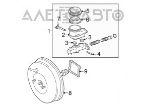 Mitsubishi Galant 04-05 vacuum booster