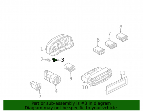 Automatic transmission speed sensor VW Passat b7 12-15 USA 2.0 TDI