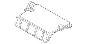 Fuel tank housing BMW 5 G30 18- 530e hybrid upper part