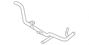 Cooling pipe Lexus RX350 16-22 metal