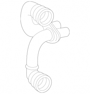 Cooling system pipes Mercedes GLS-class X166 15-19 3.0