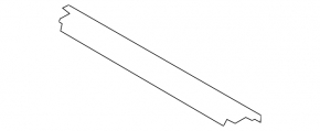 Upper radiator deflector BMW F30 17-18 B46