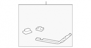 Rear Bumper Mount Right GMC Terrain 10-17