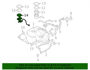 Fuel level sensor Nissan Murano z50 03-08