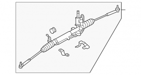Subaru Forester 08-13 steering rack