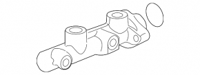 BMW X5 E70 07-13 brake master cylinder with reservoir and cover