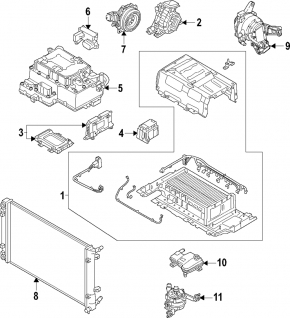 Hyundai Ioniq 20-22 PHEV inverter with R16 tank and cap