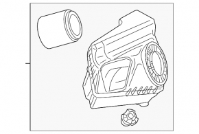 Air filter housing Audi A6 C7 12-15 pre-rest 2.0