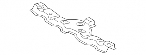 Front bumper mounting strip, central, Lexus GX460 14-23 rest.
