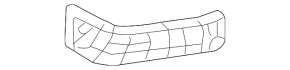 Left front bumper mount for Toyota Camry v40