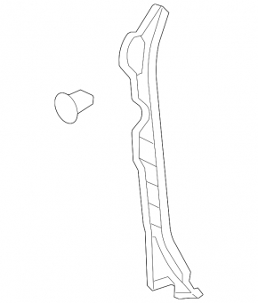 Right door-wing seal for Toyota RAV4 06-12