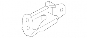 Trunk door hinge left Subaru Outback 15-19
