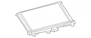 Rear Window Curtain ES250 ES300h ES350 19-26