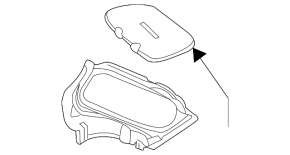Left engine cover for Infiniti FX35 FX45 03-08