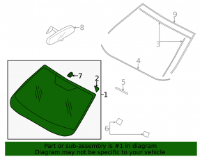 Subaru XV Crosstrek 21-23 Windshield
