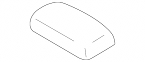 Mitsubishi Outlander Sport ASX 10-17 leather armrest, black