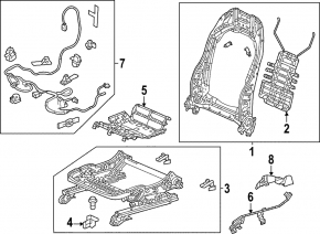 Honda Accord 23-26 Driver's Seat Position Sensor