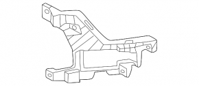 Left front bumper lower grille bracket for Kia Niro 23-25