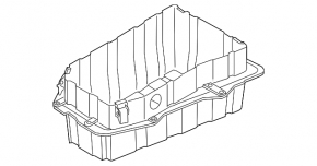 Battery tray Porsche Cayenne 11-17