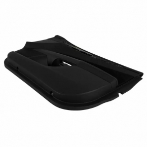 Door trim card front right Ford Fusion mk5 13-16 black with black insert leather, armrest leather, molding under the tree