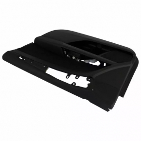 Door trim card front right Ford Fusion mk5 13-16 black with black insert leather, armrest leather, molding under the tree