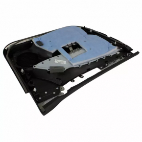 Door trim card front right Ford Fusion mk5 13-16 black with black insert leather, armrest leather, molding under the tree