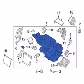 Heater assembly Ford Ecosport 18-22