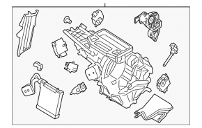 Heater assembly Ford Ecosport 18-22