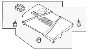 Mazda3 2.3 Engine Cover 03-05