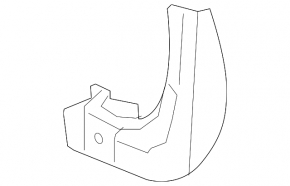 Mudguard rear left Acura ILX 13-15