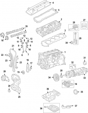 Balance shaft Nissan Rogue 14-20 2.5