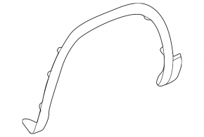Front left fender arch trim for VW Atlas 21-25