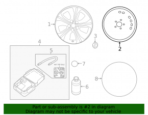 Iron wheel disk R16 X 6.5J Nissan Leaf 18-24 for rent