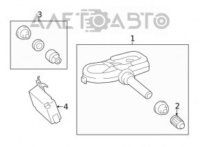 Wheel pressure sensor Toyota Rav4 19- type 2