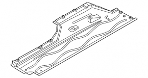 Front right underbody protection for BMW 7 G70 23-26